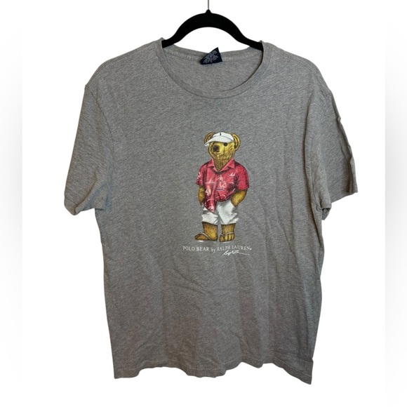 Polo Ralph Lauren Vintage Polo Bear Graphic Tee - Picture 1 of 4
